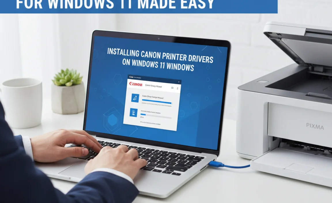 Installing Canon Printer Drivers on Windows 11