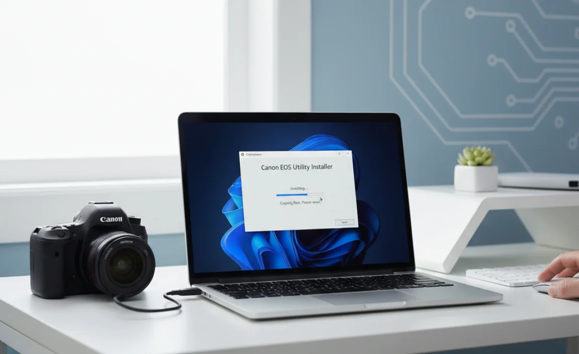 Installing EOS Utility on Windows 11