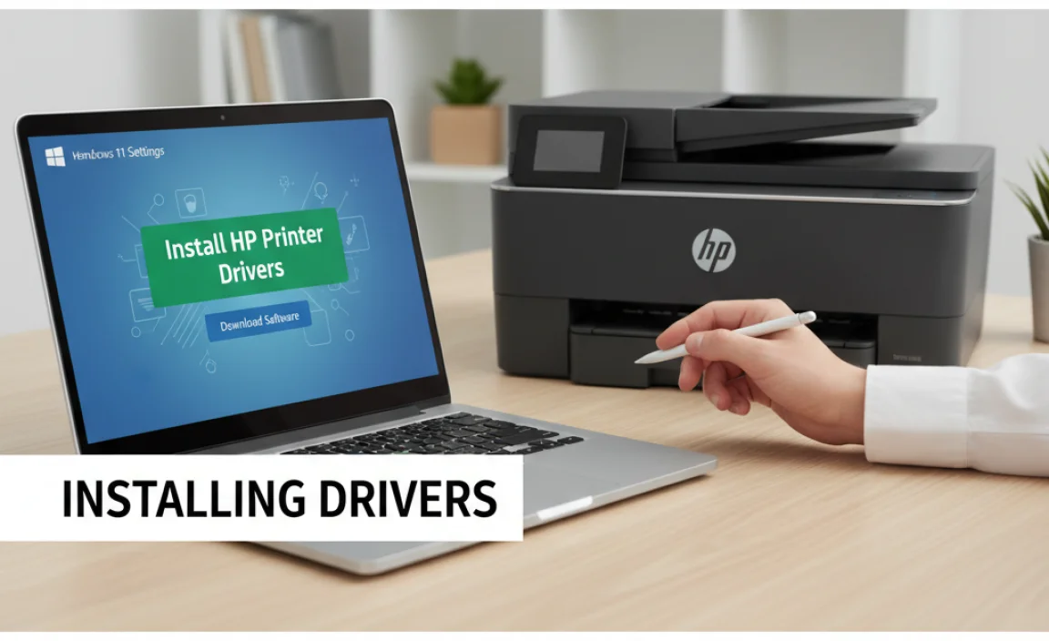 Installing Hewlett Packard Printer Drivers on Windows 11