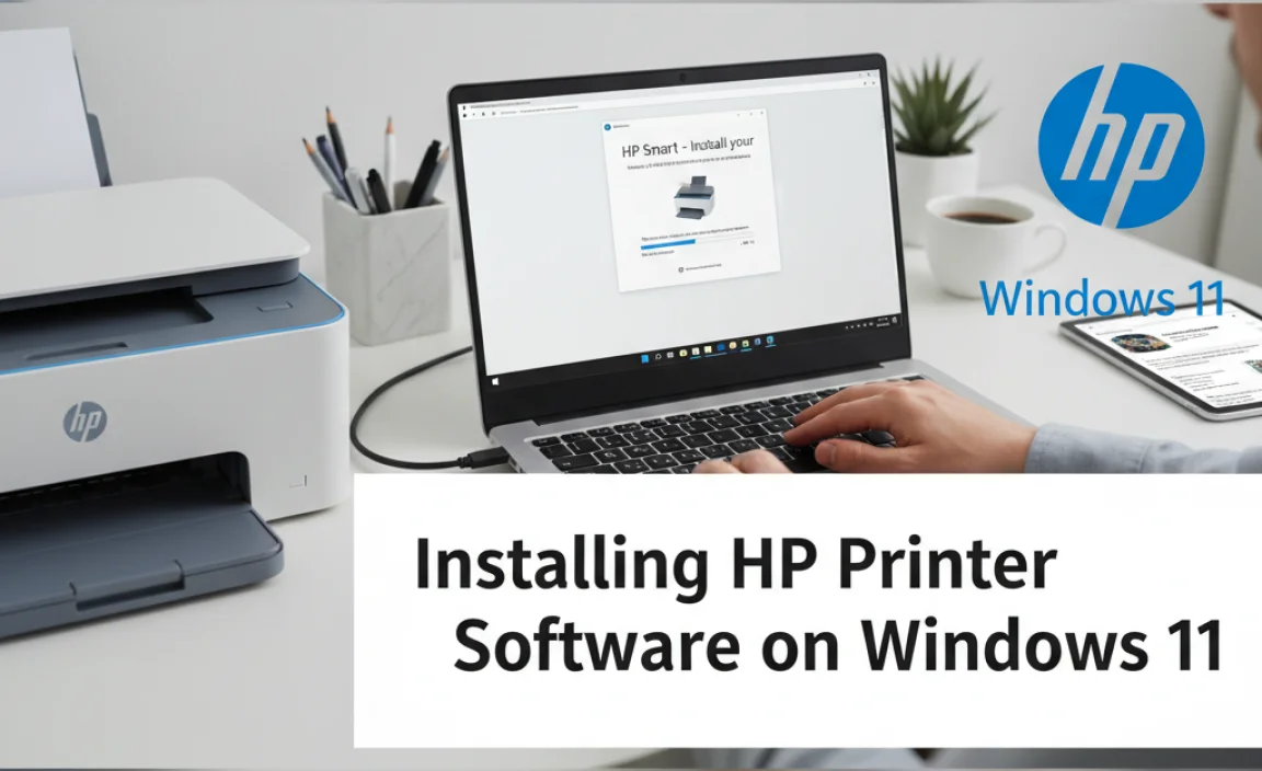 Installing HP Printer Software on Windows 11