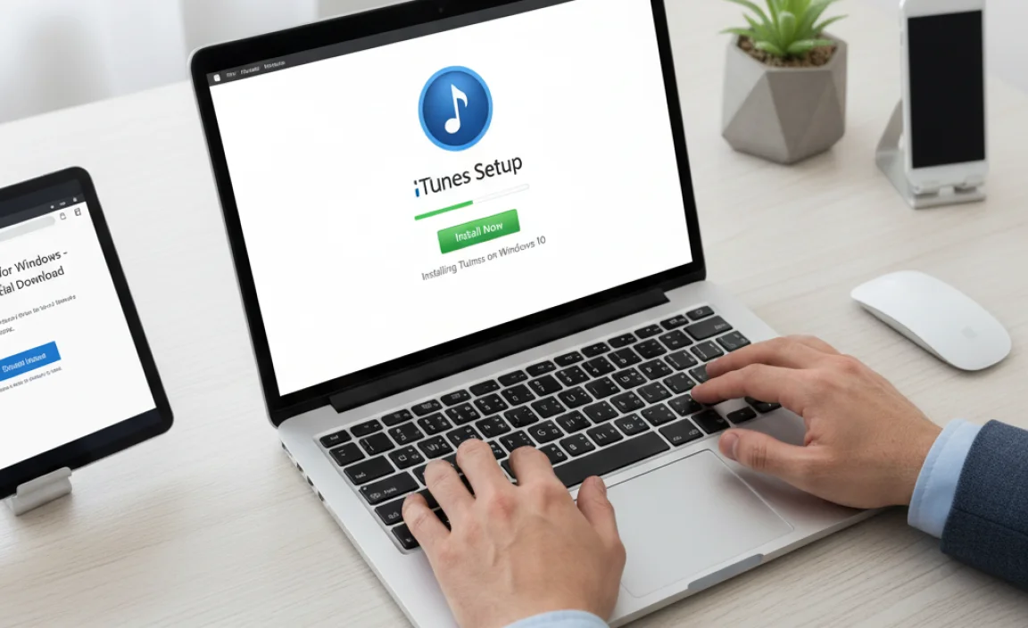 Installing iTunes on Windows 10