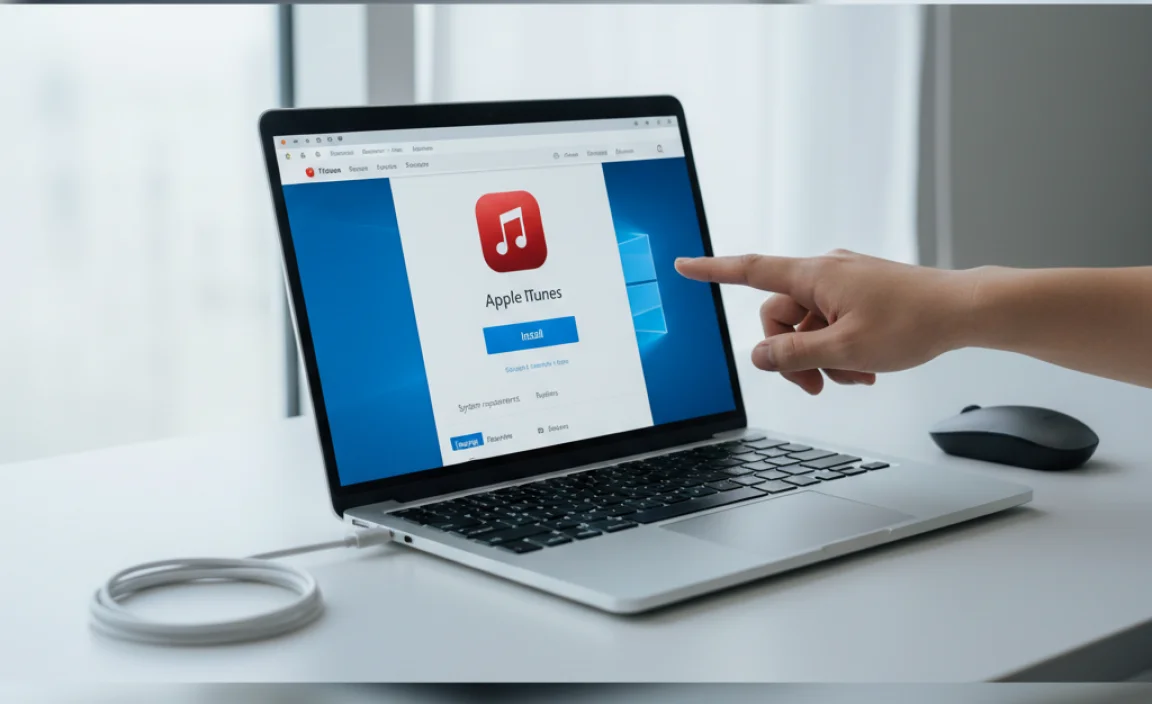 Installing iTunes on Windows 11