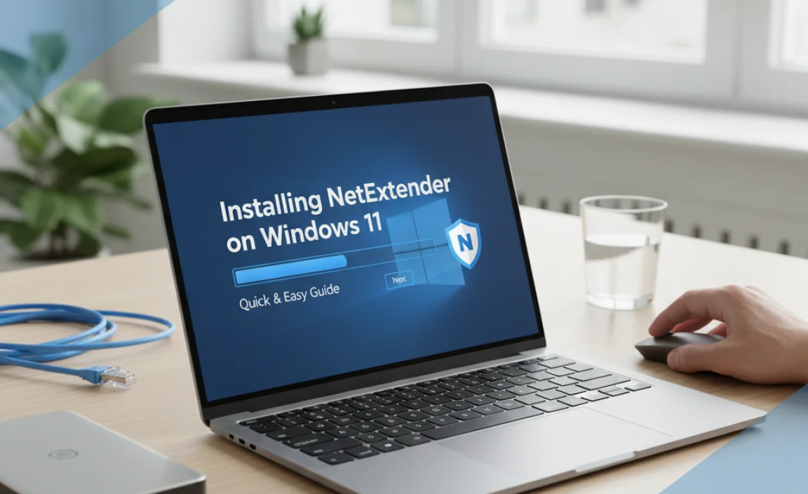 Installing NetExtender on Windows 11
