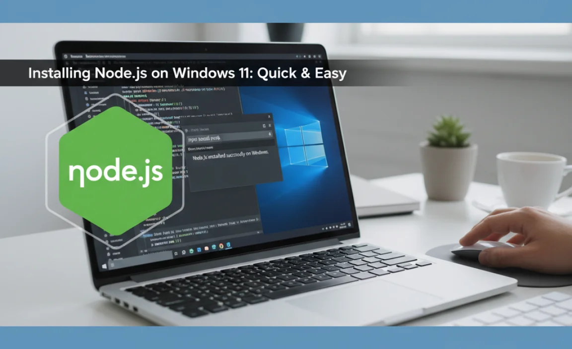 Installing Node.js on Windows 11