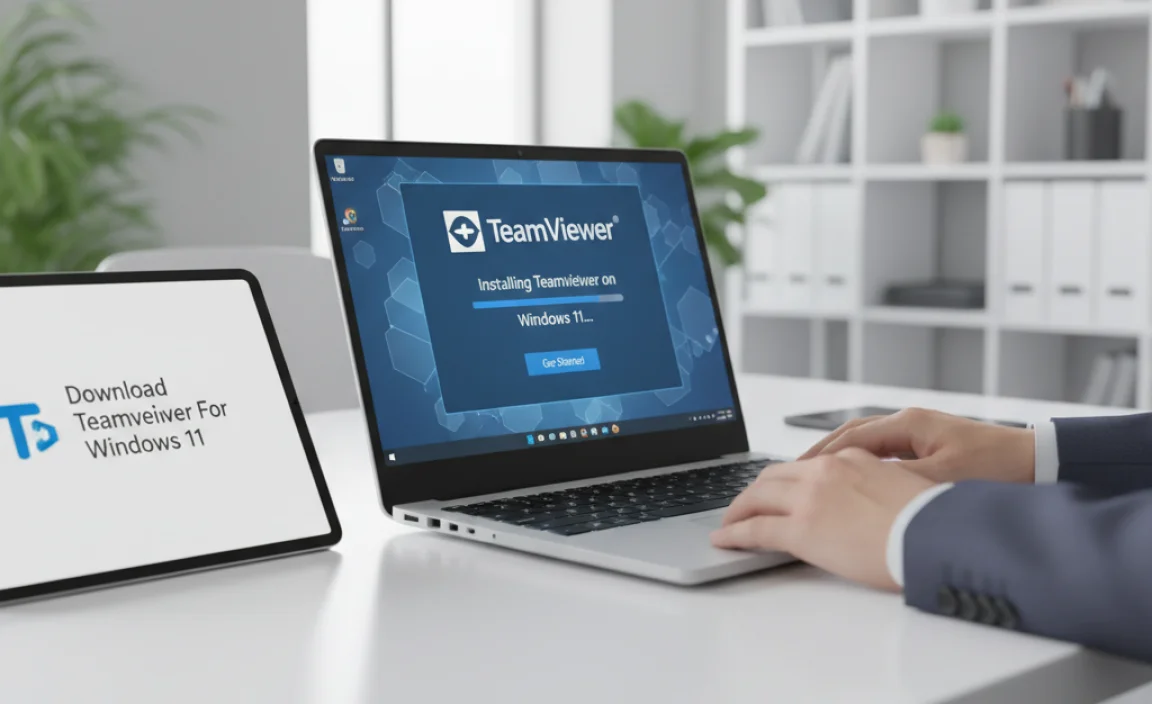 Installing TeamViewer on Windows 11