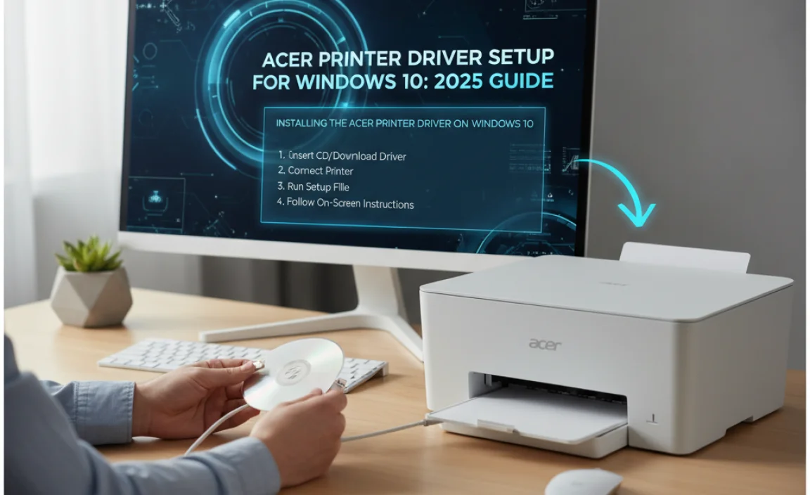 Installing the Acer Printer Driver on Windows 10