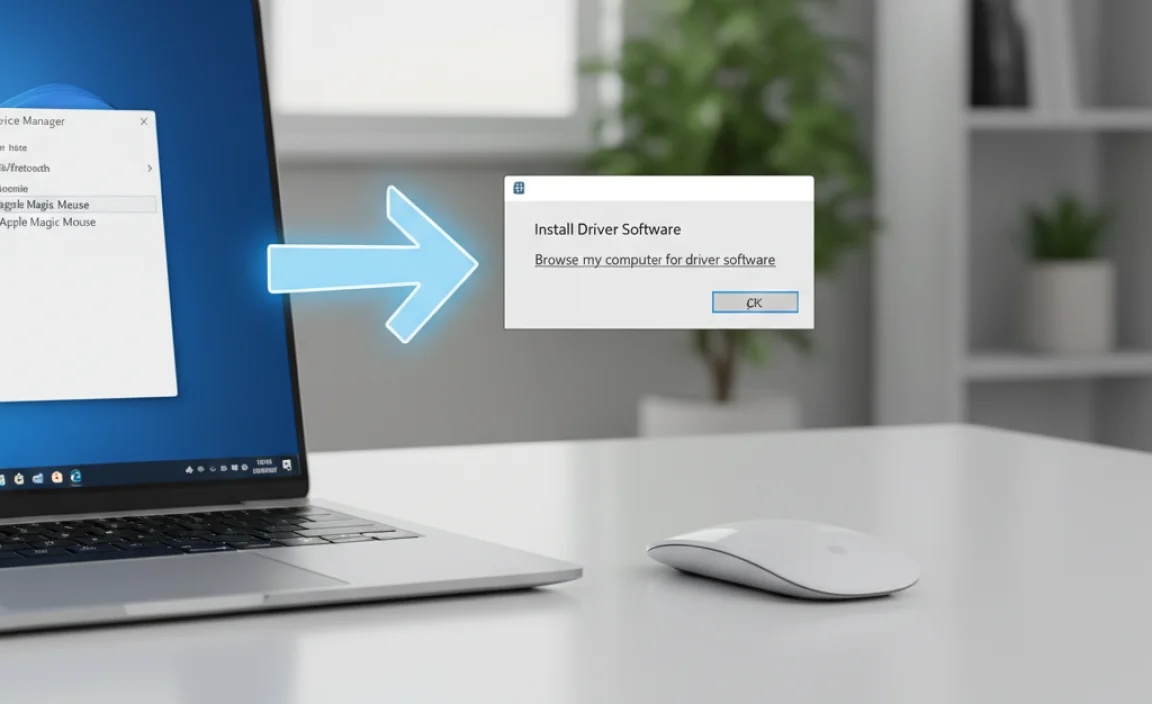 Installing the Apple Magic Mouse Driver on Windows 11