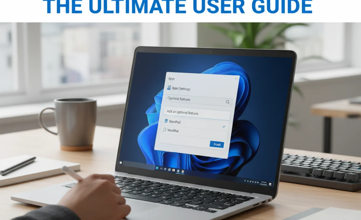 Installing WordPad on Windows 11