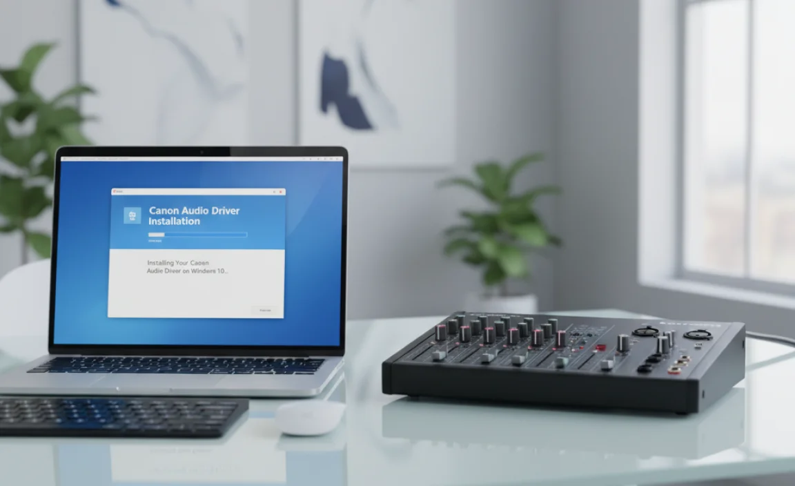 Installing Your Canon Audio Driver on Windows 10