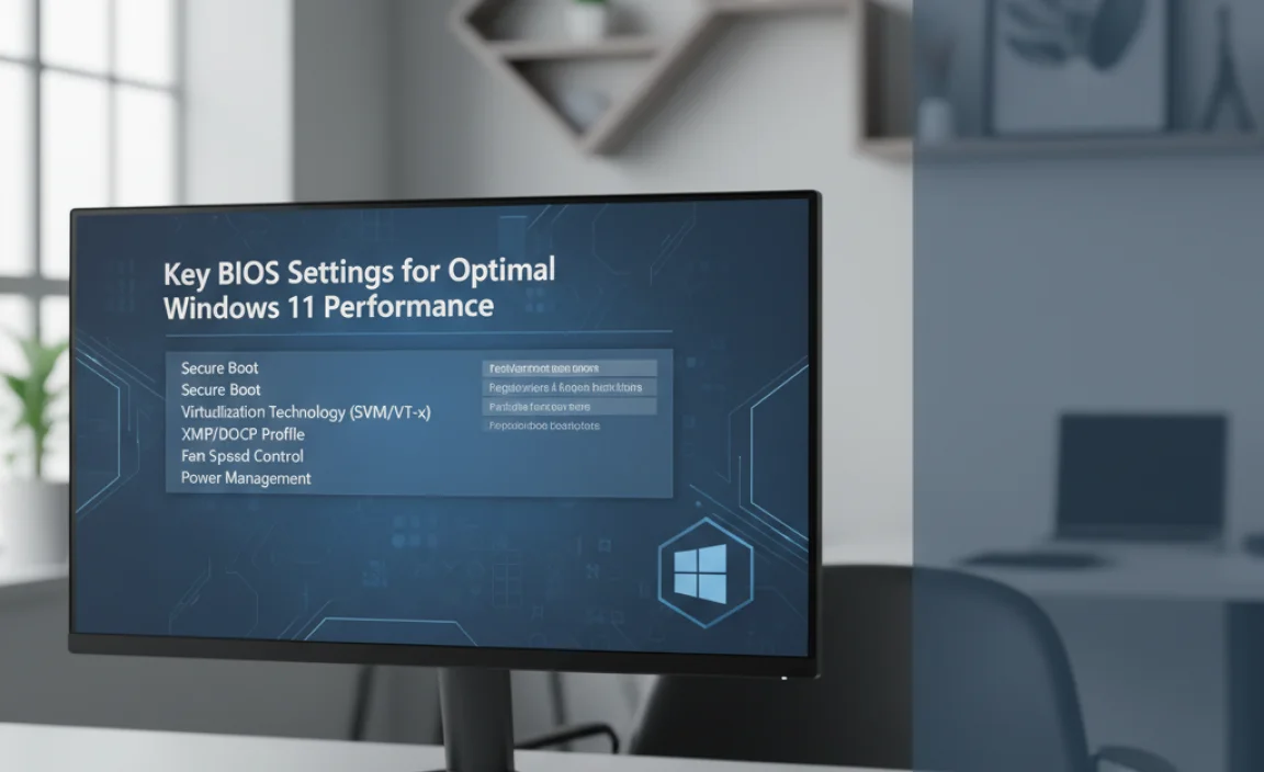 Key BIOS Settings for Optimal Windows 11 Performance