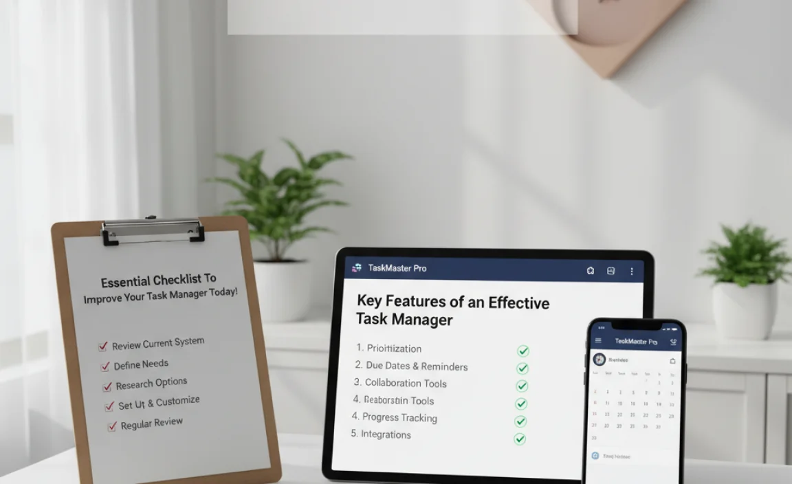 Key Features of an Effective Task Manager
