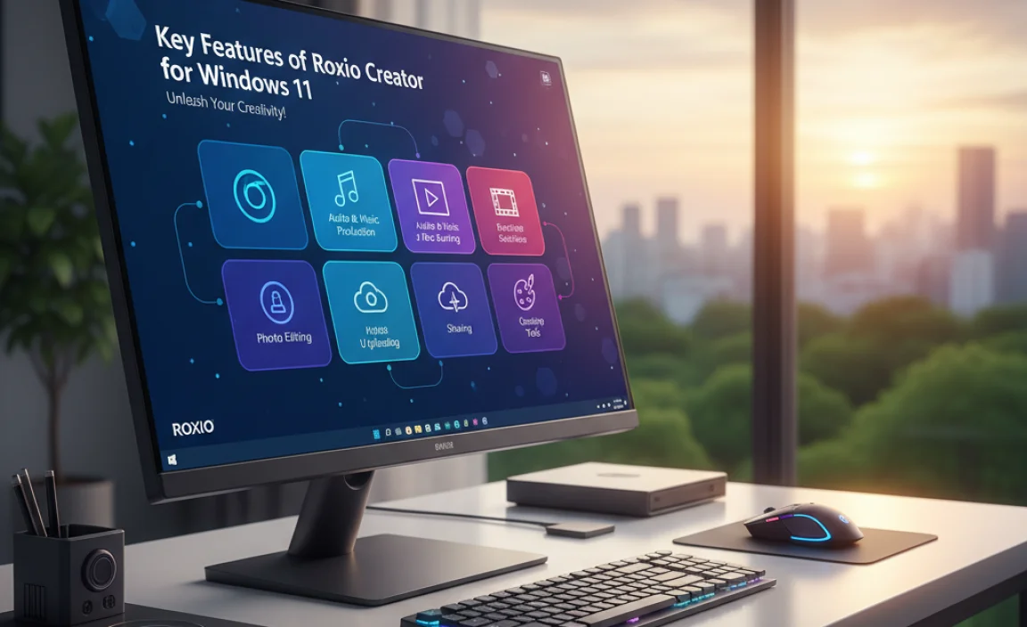 Key Features of Roxio Creator for Windows 11