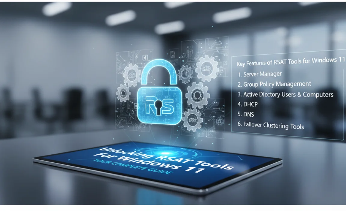 Key Features of RSAT Tools for Windows 11