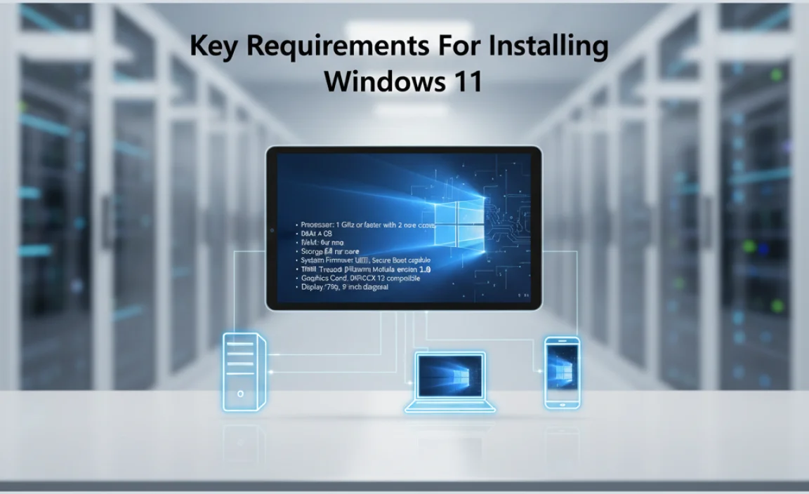 Key Requirements For Installing Windows 11