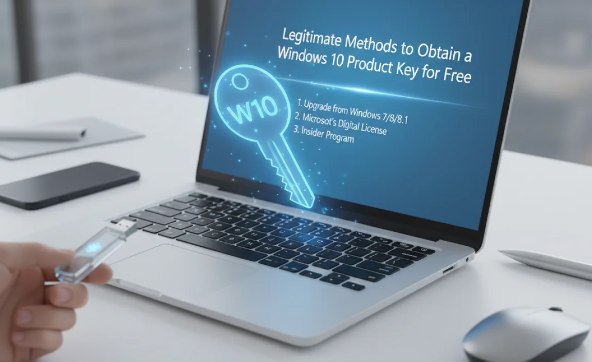 Legitimate Methods to Obtain a Windows 10 Product Key for Free