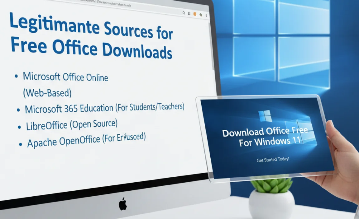 Legitimate Sources for Free Office Downloads