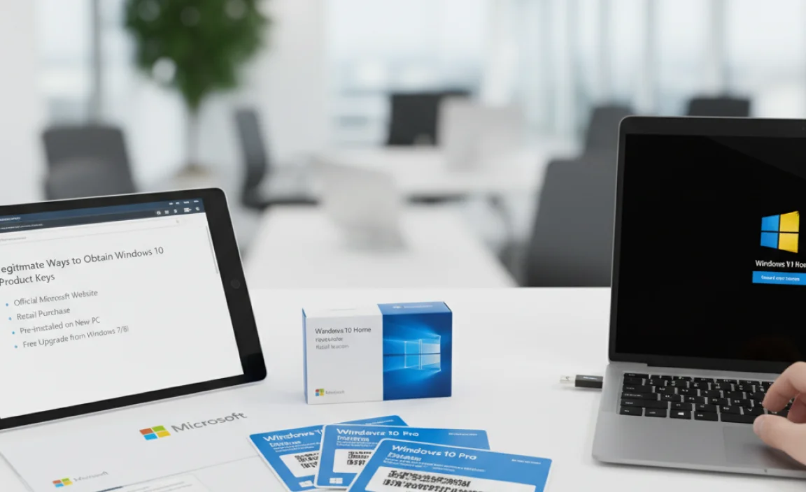 Legitimate Ways to Obtain Windows 10 Product Keys