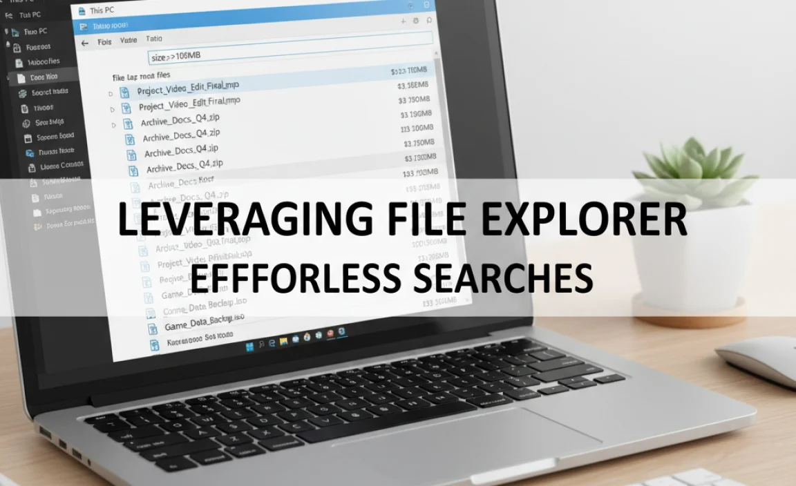 Leveraging File Explorer for Effortless Searches