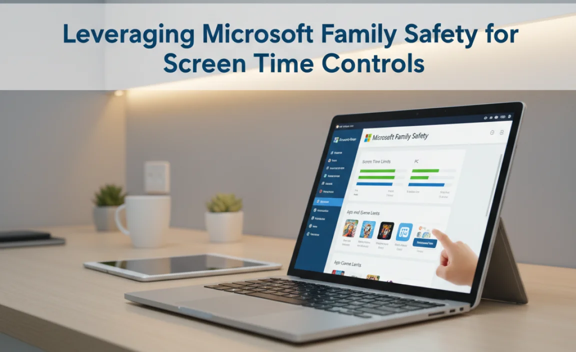 Leveraging Microsoft Family Safety for Screen Time Controls