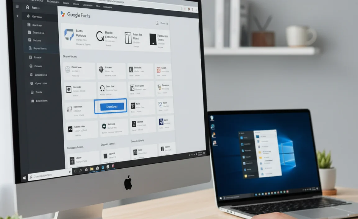 Locating and Downloading Fonts Online