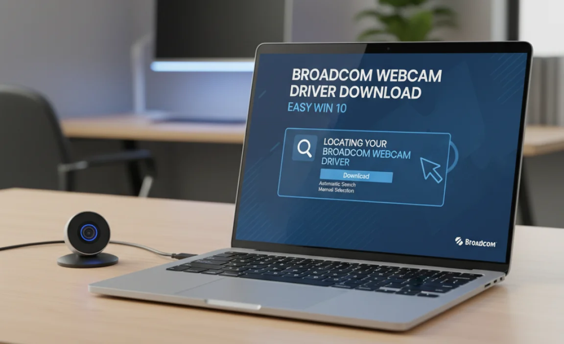 Locating Your Broadcom Webcam Driver