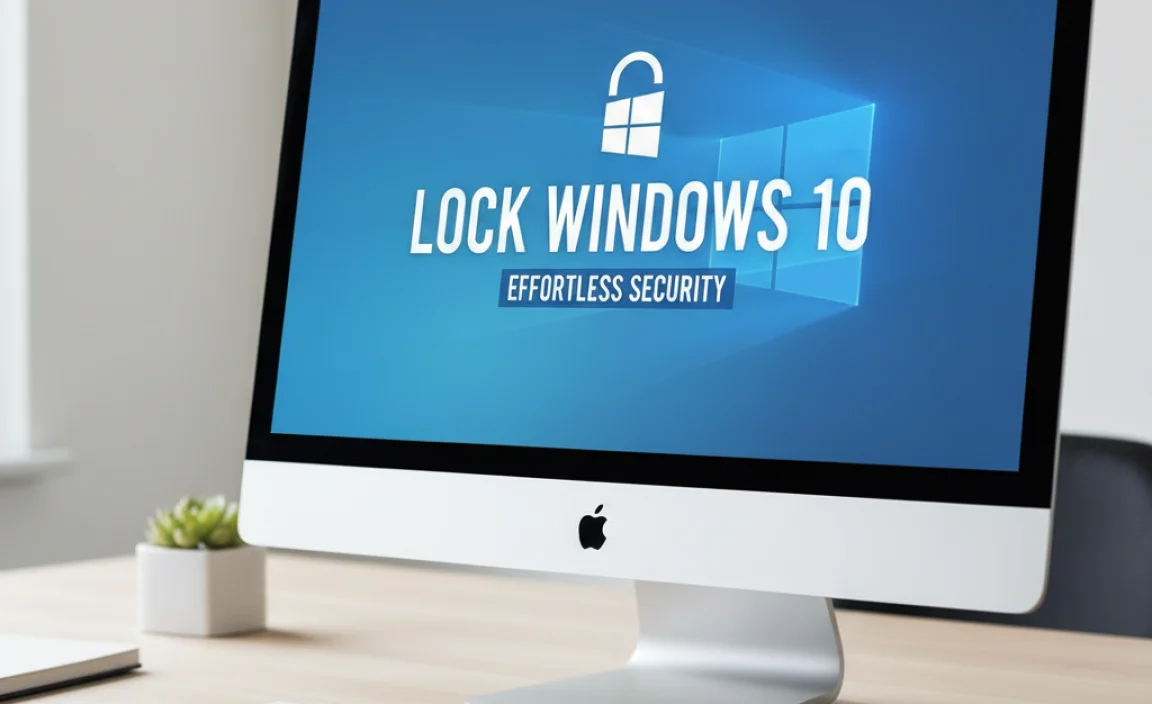 Lock Windows 10: Effortless Security