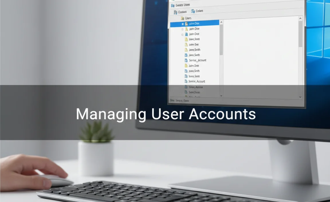 Managing User Accounts in Active Directory