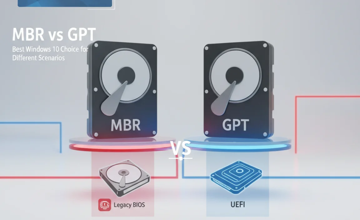 MBR vs GPT: Best Windows 10 Choice for Different Scenarios