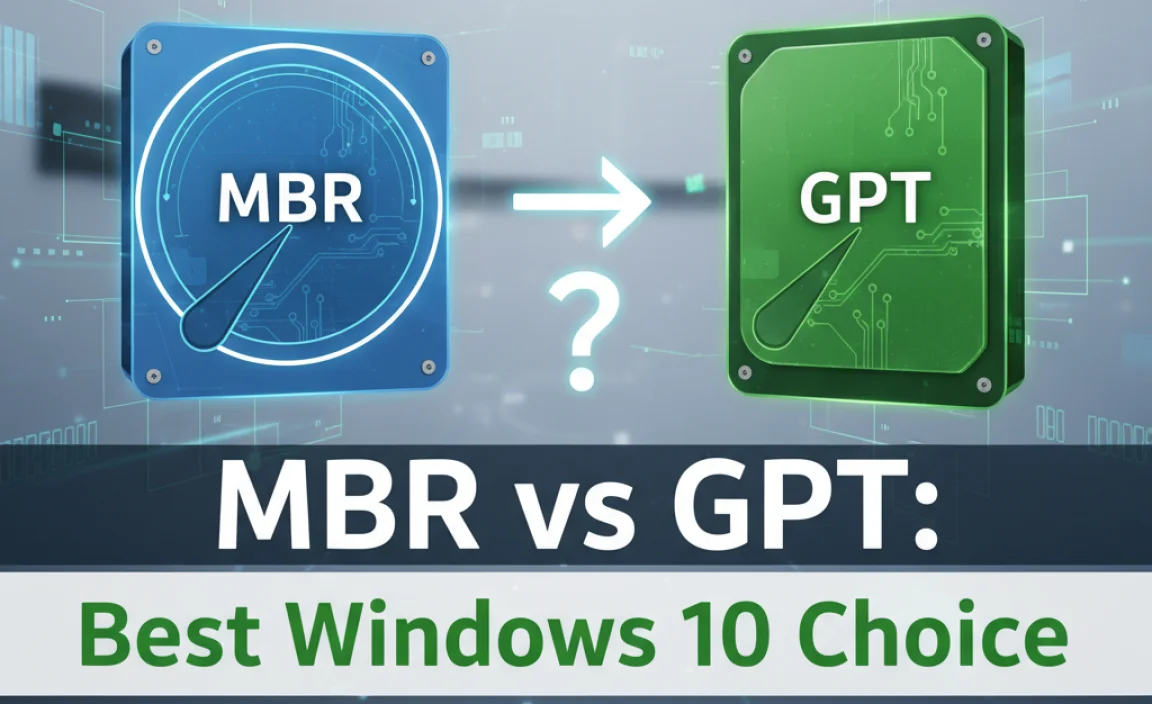 MBR vs GPT: Best Windows 10 Choice
