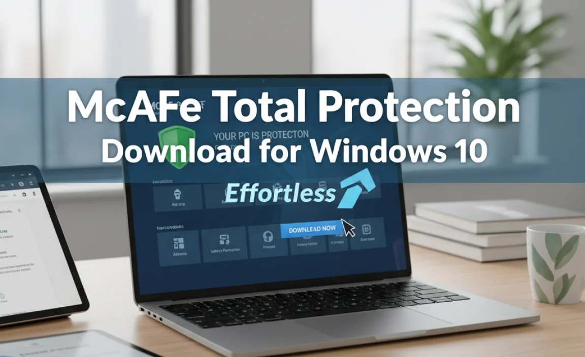 McAfee Total Protection Download for Windows 10: Effortless