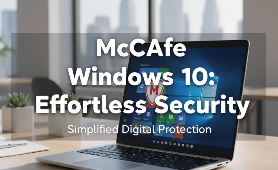 McAfee Windows 10: Effortless Security
