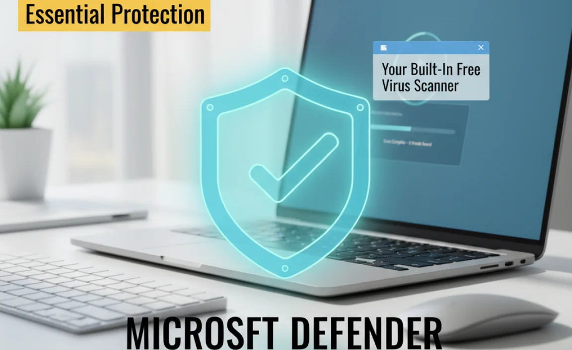 Meet Microsoft Defender Antivirus: Your Built-In Free Virus Scanner