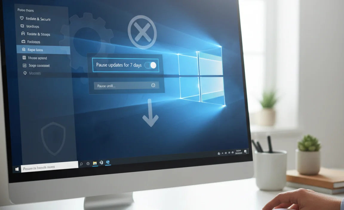 Method 1: Pausing Updates Through Windows Settings