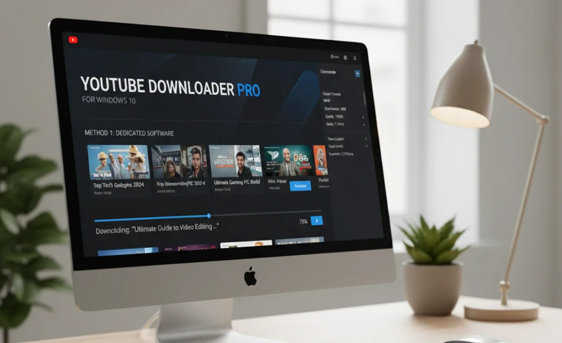 Method 1: Using Dedicated YouTube Downloader Software (The Most Common Approach)