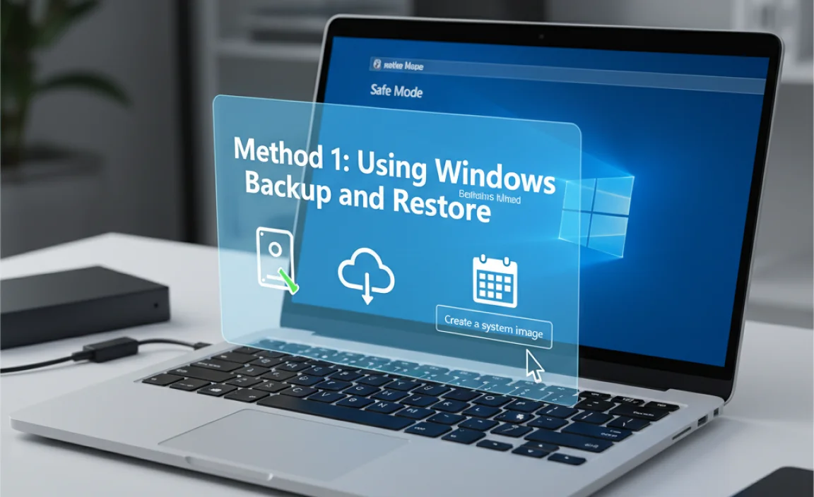 Method 1: Using Windows Backup and Restore