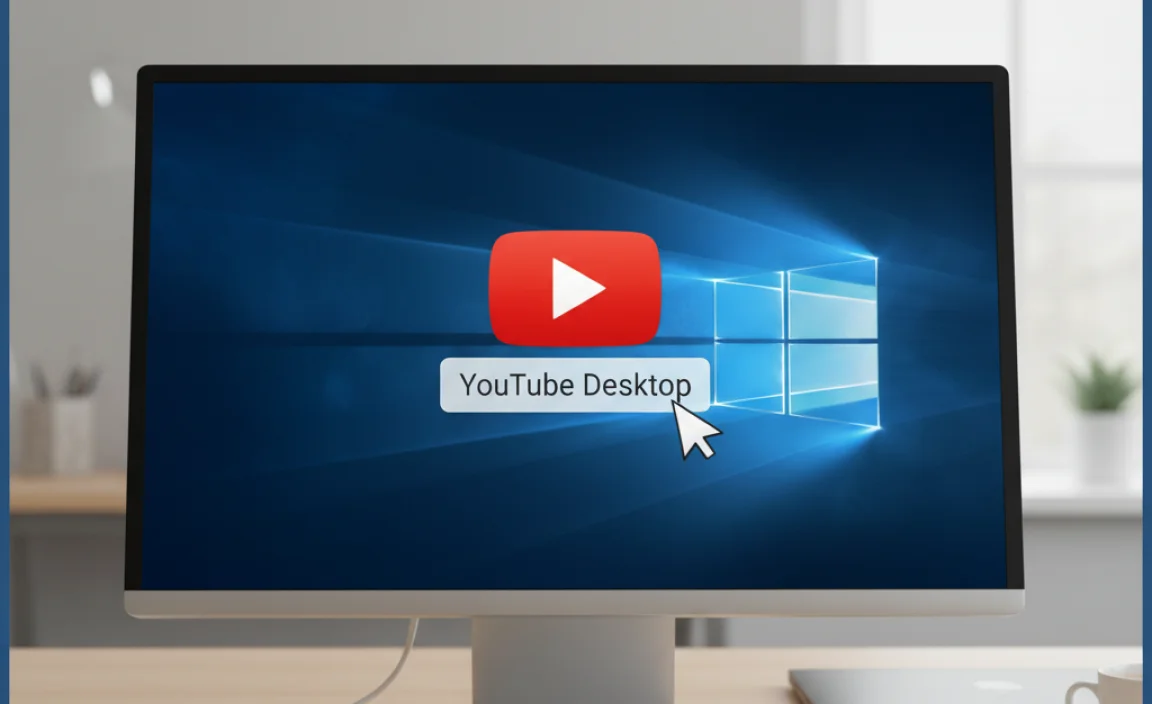 Method 2: Creating a YouTube Desktop Shortcut (App-Like Experience)