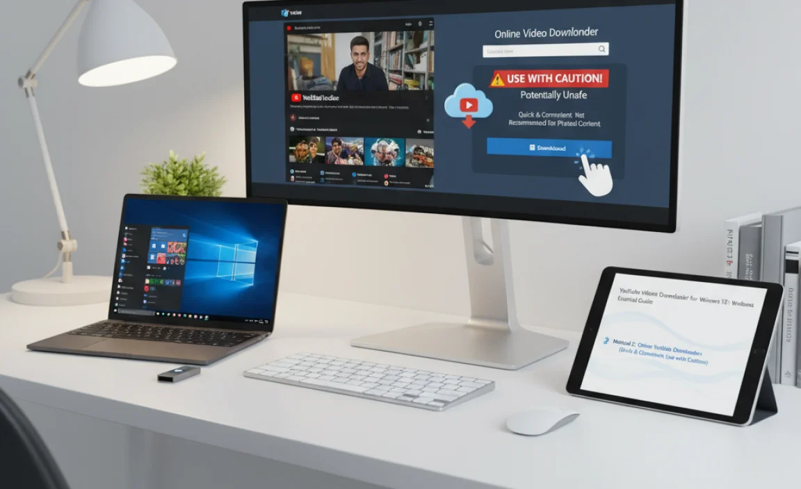 Method 2: Online YouTube Downloaders (Quick &amp; Convenient, Use with Caution!)