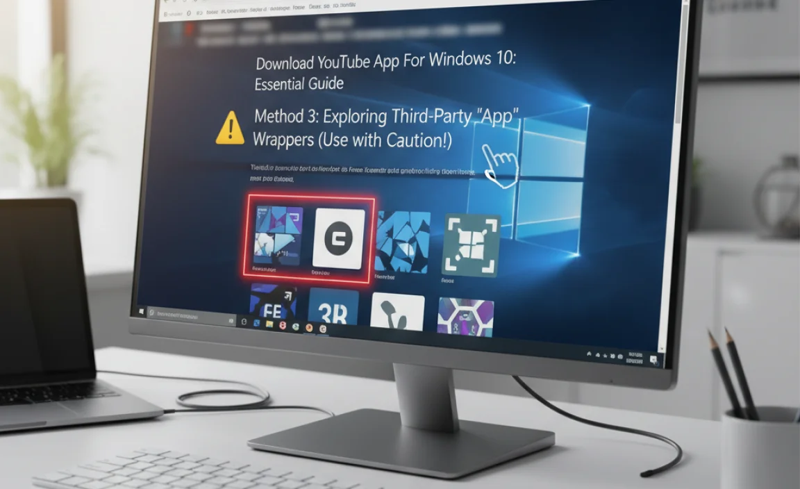 Method 3: Exploring Third-Party &#8220;App&#8221; Wrappers (Use with Caution!)
