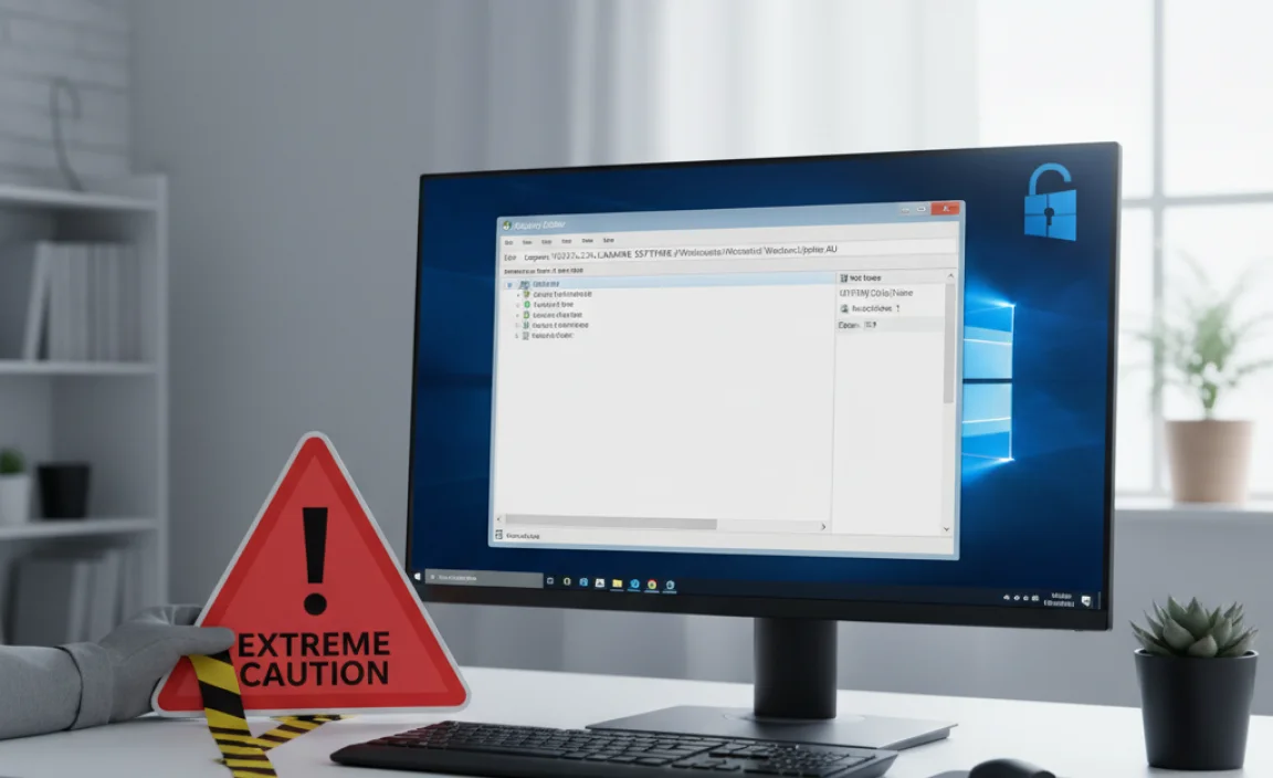 Method 4: Using the Registry Editor (Use with Extreme Caution)