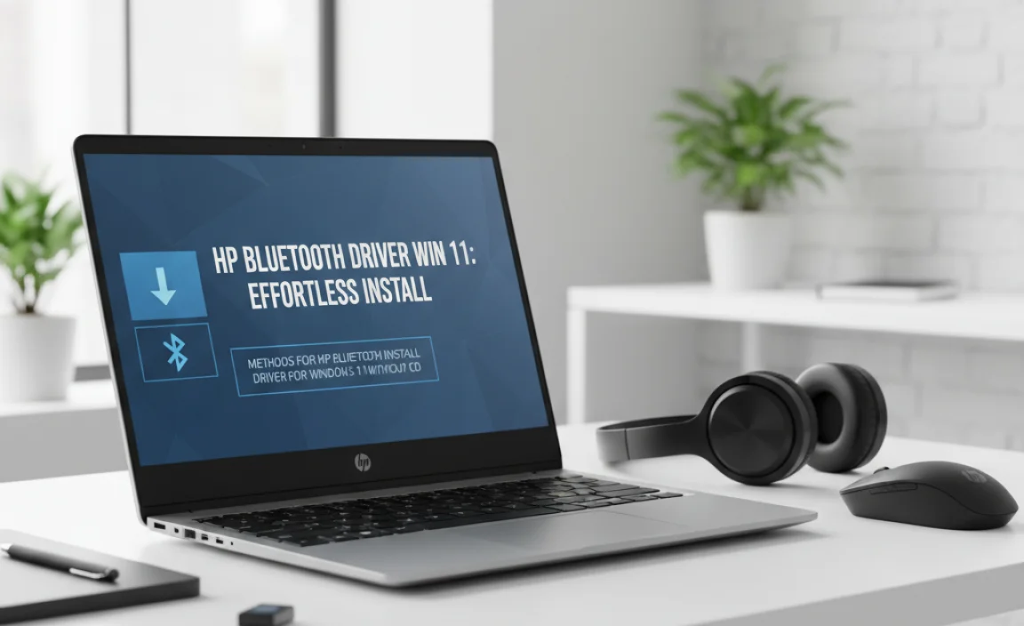 Methods for HP Bluetooth Install Driver for Windows 11 Without CD