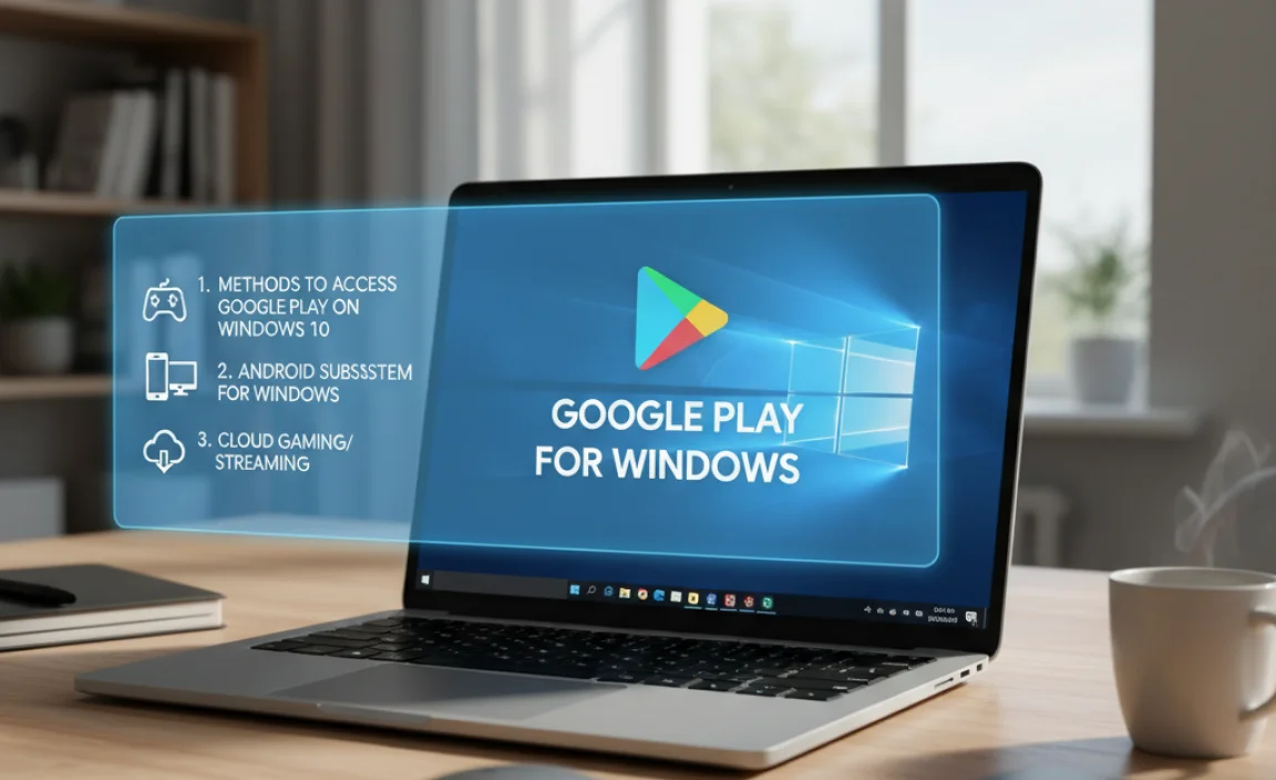 Methods to Access Google Play on Windows 10