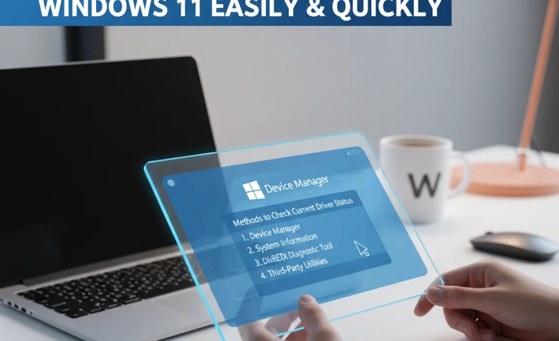 Methods to Check Current Driver Status in Windows 11