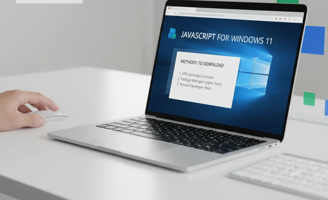 Methods to Download JavaScript for Windows 11