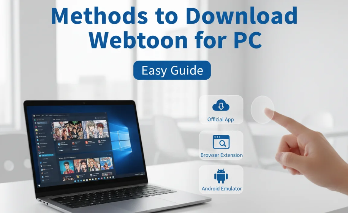 Methods to Download Webtoon for PC