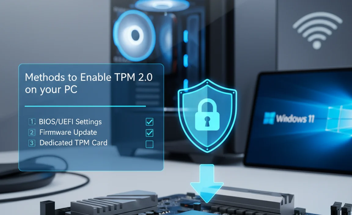 Methods to Enable TPM 2.0 on your PC