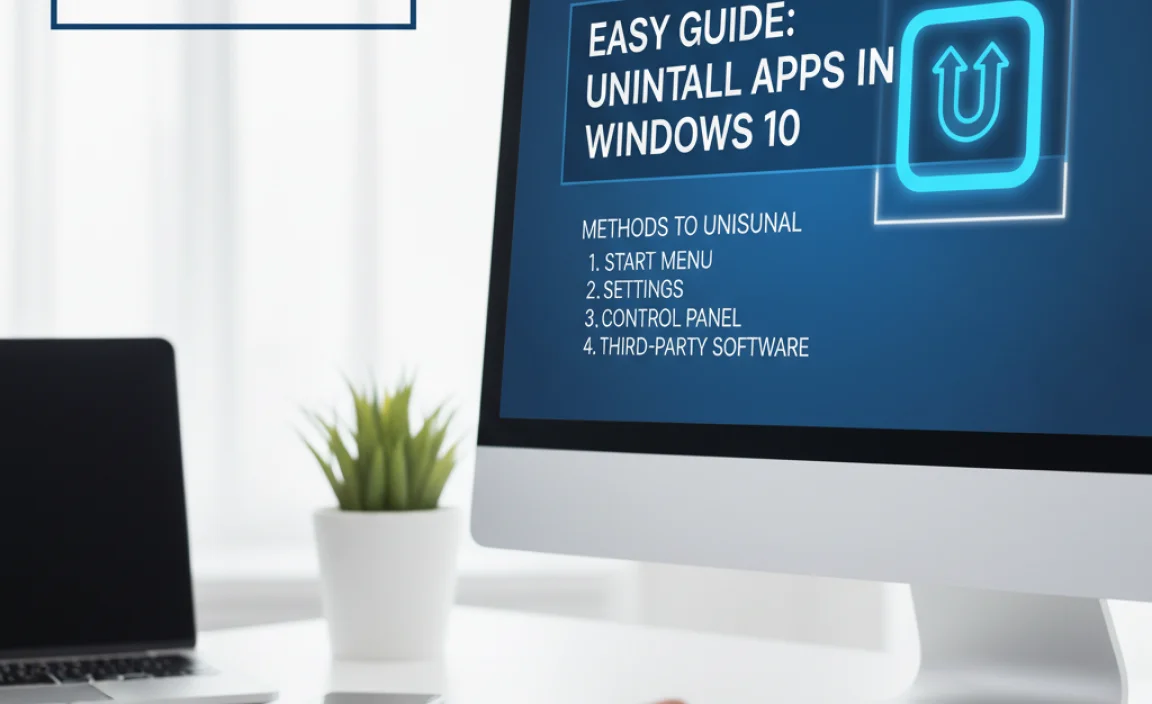 Methods to Uninstall Apps in Windows 10