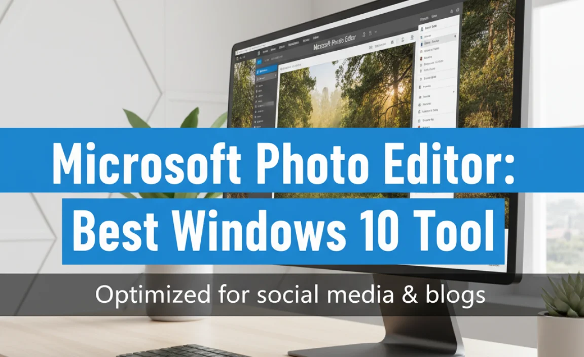 Microsoft Photo Editor: Best Windows 10 Tool