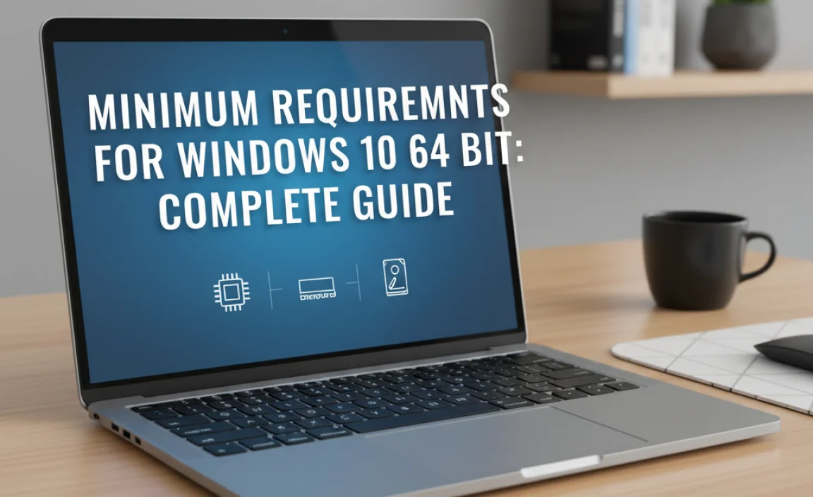 Minimum Requirements For Windows 10 64 Bit: Complete Guide