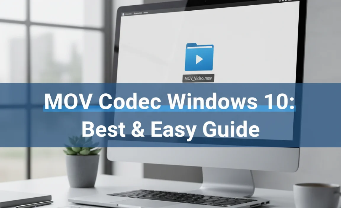 MOV Codec Windows 10: Best & Easy Guide