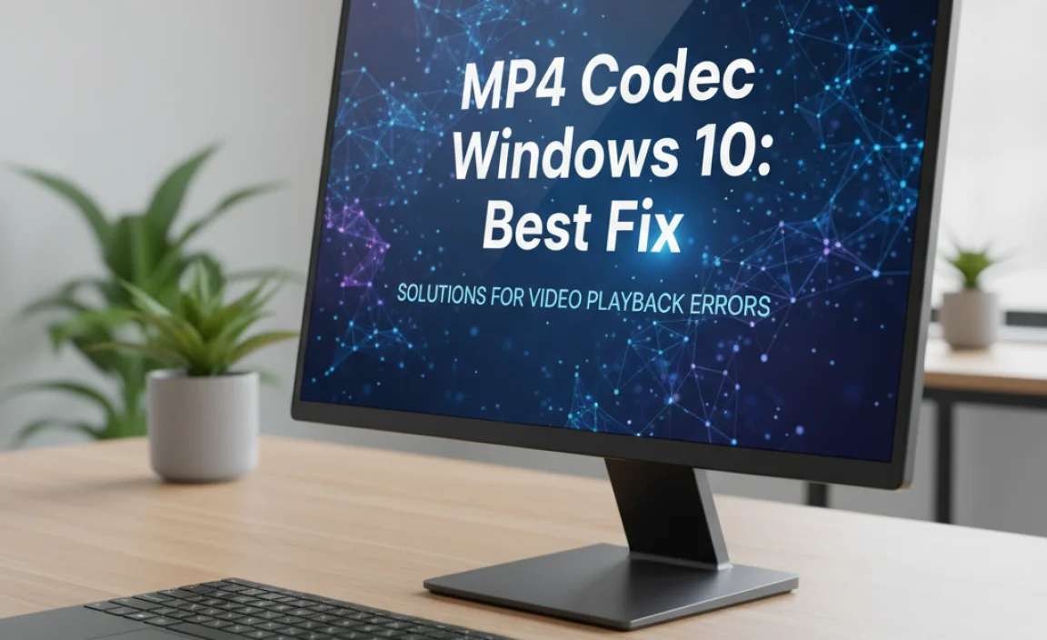 MP4 Codec Windows 10: Best Fix
